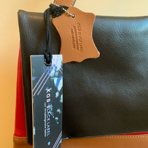 Colourblock Leather Tote - Picture 3 of 11